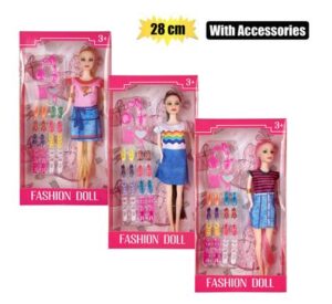 Doll fashion w/shoe accessories 28cm