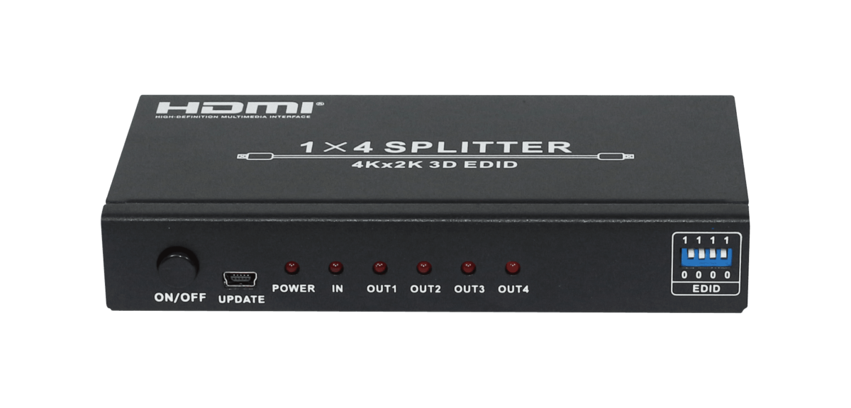 HDCVT 1x4 HDMI 1.4 Splitter supports HDCP1.4 and EDID - Image 3