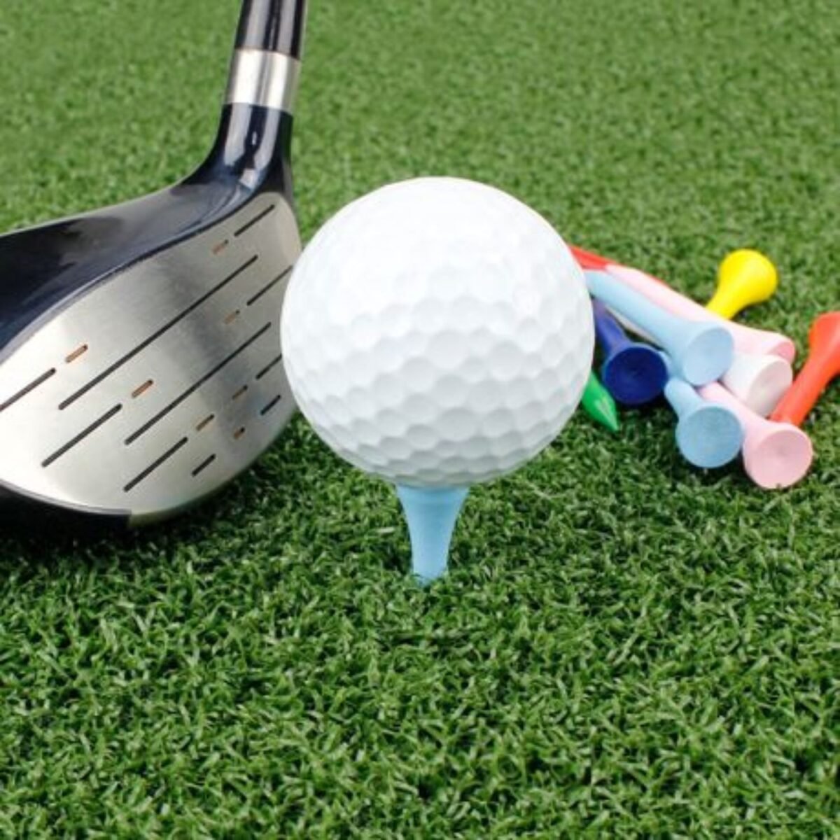 Golf Tees 30 Pack - Colorful Wooden Durable | PGM - Image 5