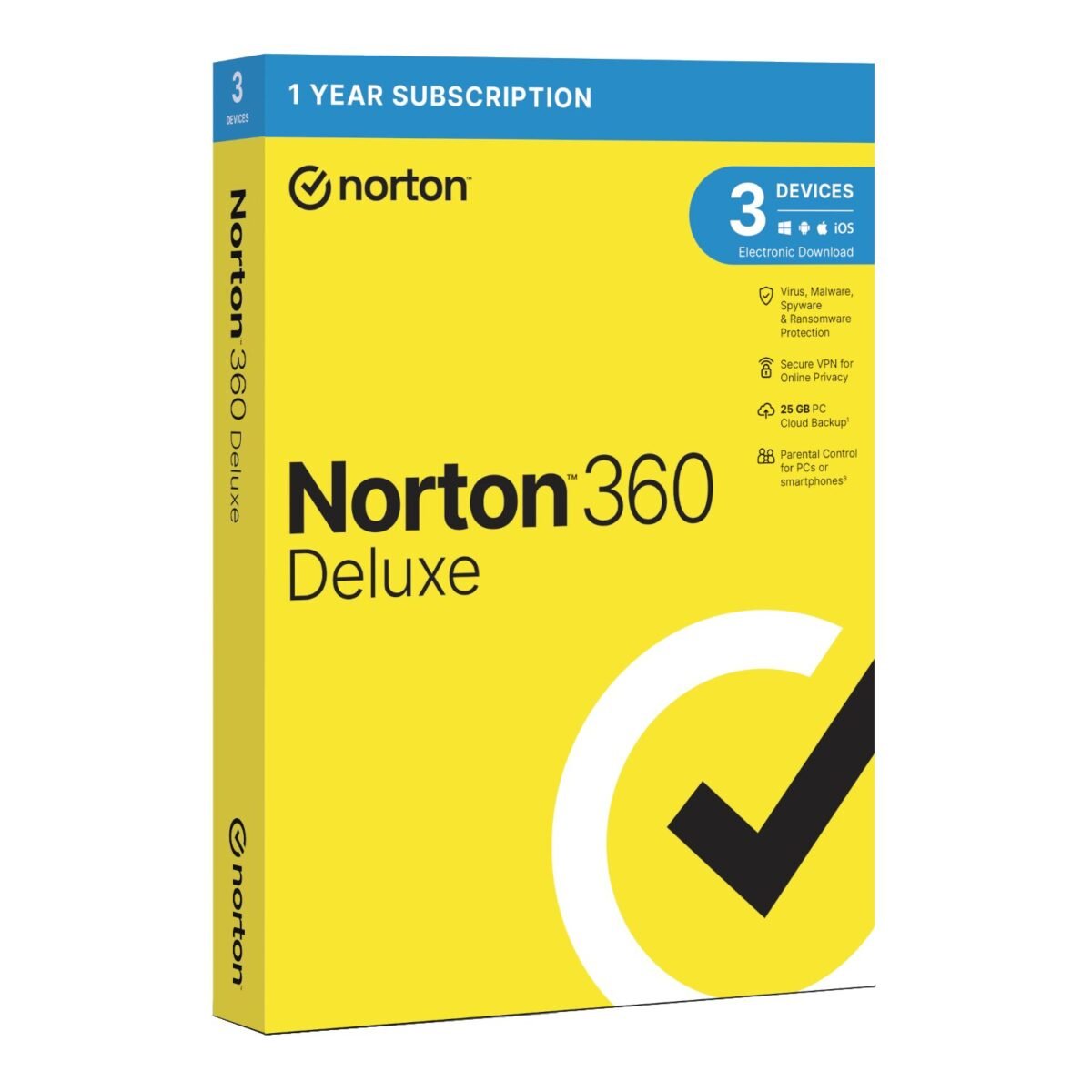 Norton 360 Deluxe 25GB - 3 Devices (Physical Package) - Image 2